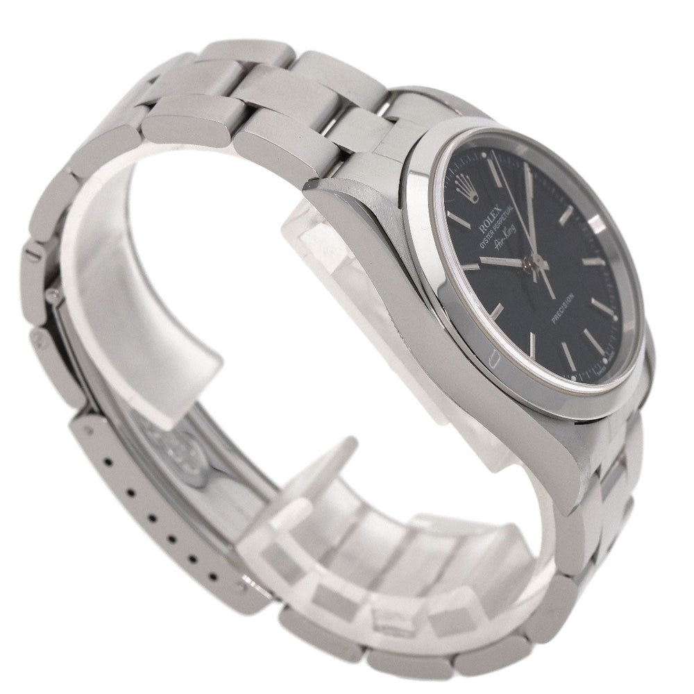 ROLEX Watches Mechanical Automatic 14000 Stainless Steel Silver Air king black dial