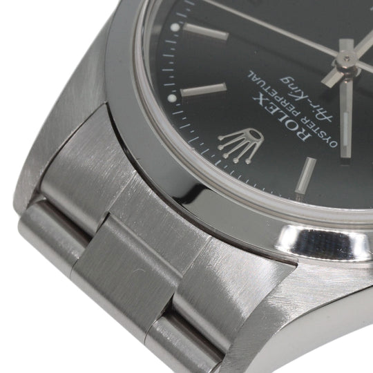 ROLEX Watches Mechanical Automatic 14000 Stainless Steel Silver Air king black dial