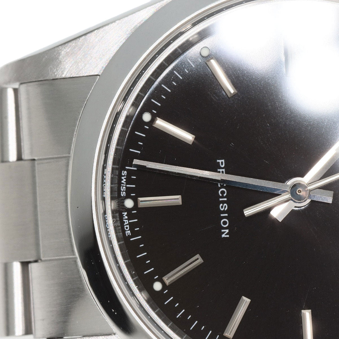 ROLEX Watches Mechanical Automatic 14000 Stainless Steel Silver Air king black dial