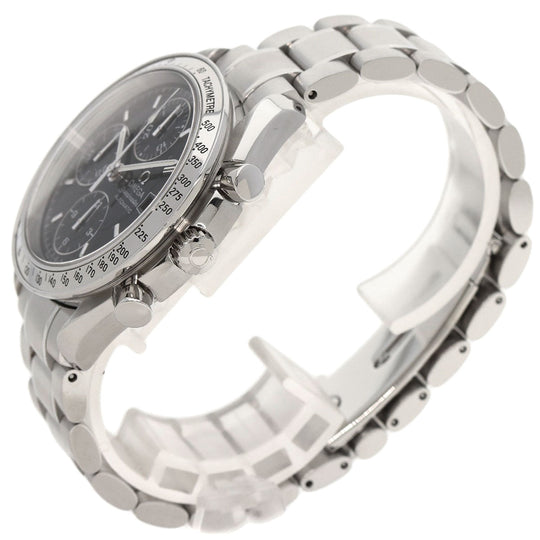 OMEGA Watches Mechanical Automatic 3513.50 Stainless Steel , Stainless Steel Silver Speedmaster Date black dial mens Used Authentic