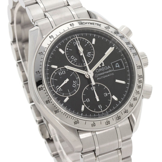 OMEGA Watches Mechanical Automatic 3513.50 Stainless Steel , Stainless Steel Silver Speedmaster Date black dial mens Used Authentic