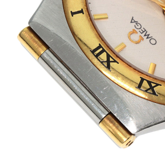 OMEGA Watches Quartz 1312.30 Stainless Steel , SSxK18YG gold Constellation Ivory dial mens Used Authentic