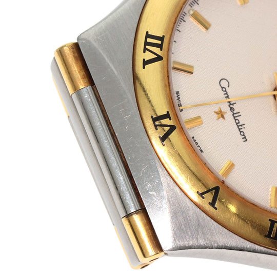 OMEGA Watches Quartz 1312.30 Stainless Steel , SSxK18YG gold Constellation Ivory dial mens Used Authentic