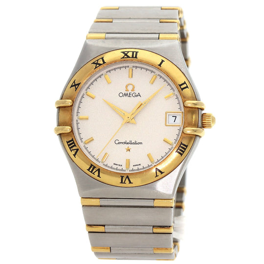 OMEGA Watches Quartz 1312.30 Stainless Steel , SSxK18YG gold Constellation Ivory dial mens Used Authentic