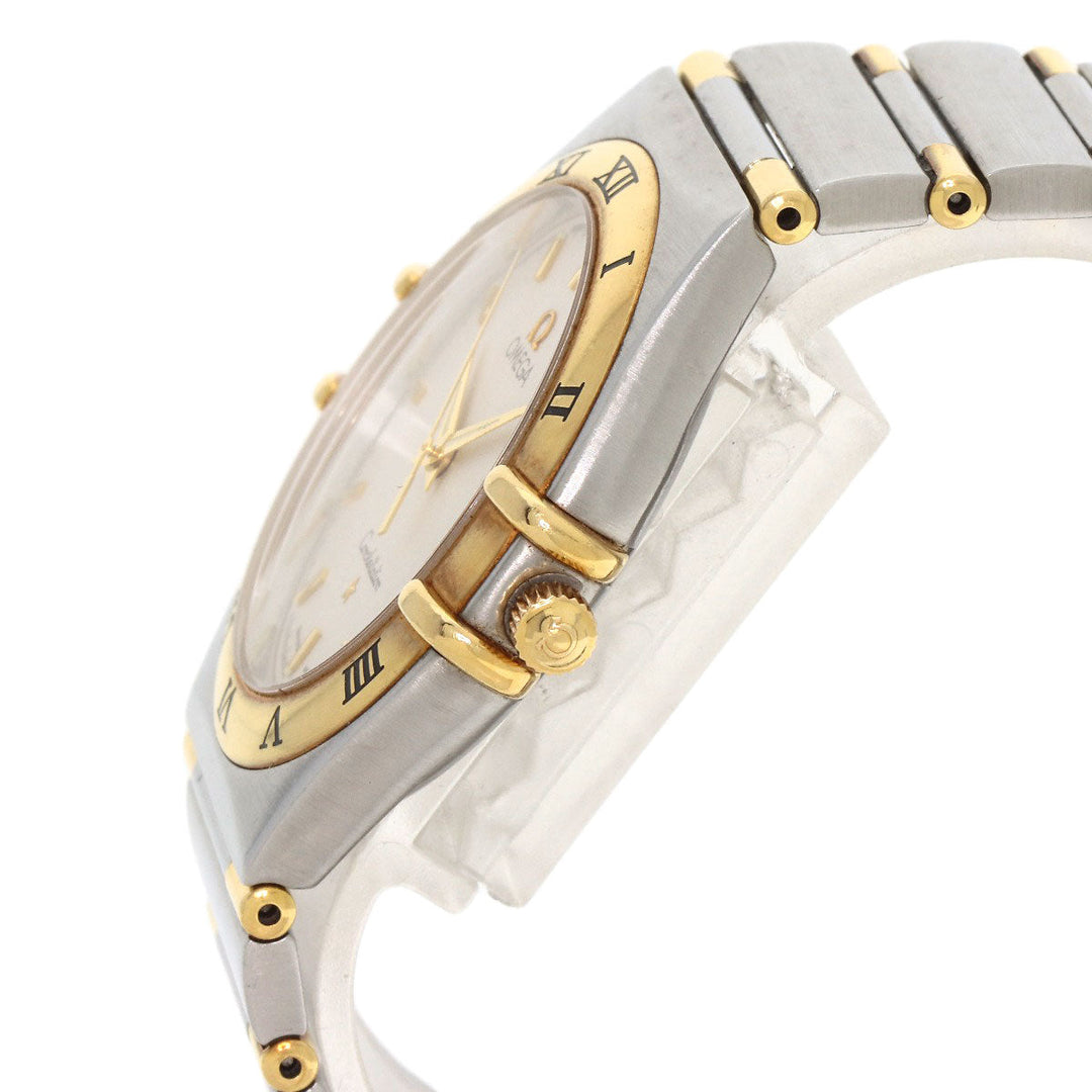 OMEGA Watches Quartz 1312.30 Stainless Steel , SSxK18YG gold Constellation Ivory dial mens Used Authentic
