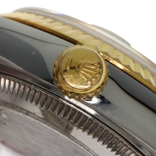 ROLEX Watches Mechanical Automatic 69173G Stainless Steel , SSxK18YG gold Datejust 10P Diamond Small Point white dial Women Used Authentic