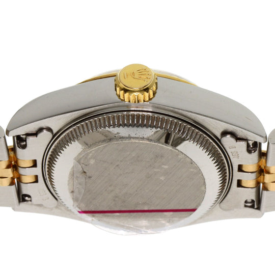 ROLEX Watches Mechanical Automatic 69173G Stainless Steel , SSxK18YG gold Datejust 10P Diamond Small Point white dial Women Used Authentic
