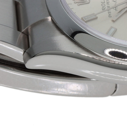 ROLEX Watches Mechanical Automatic 114200 Stainless Steel , Stainless Steel Silver Air king Silver dial mens Used Authentic
