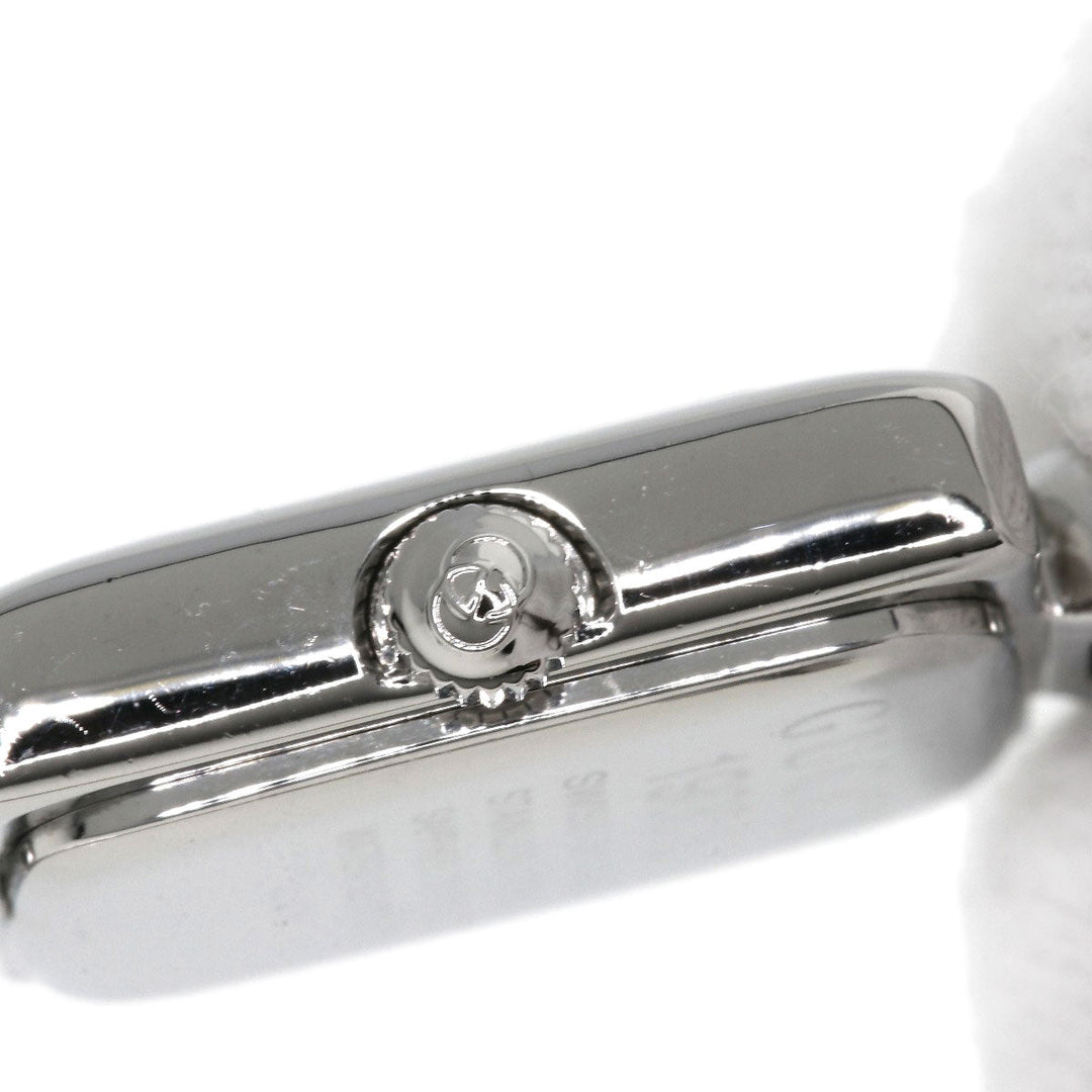 GUCCI Watches Quartz Stainless Steel , Stainless Steel Silver 1900L black dial Women Used Authentic