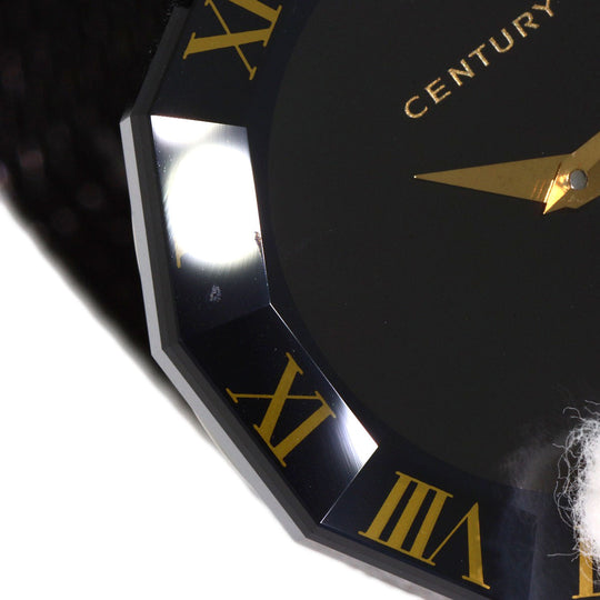 CENTURY Watches Quartz Stainless Steel , Stainless Steel black Time gem black dial Women Used Authentic