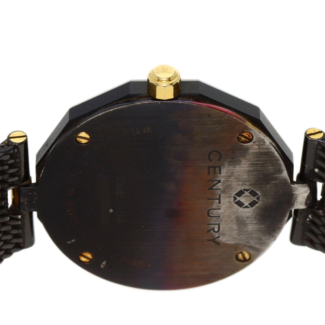 CENTURY Watches Quartz Stainless Steel , Stainless Steel black Time gem black dial Women Used Authentic