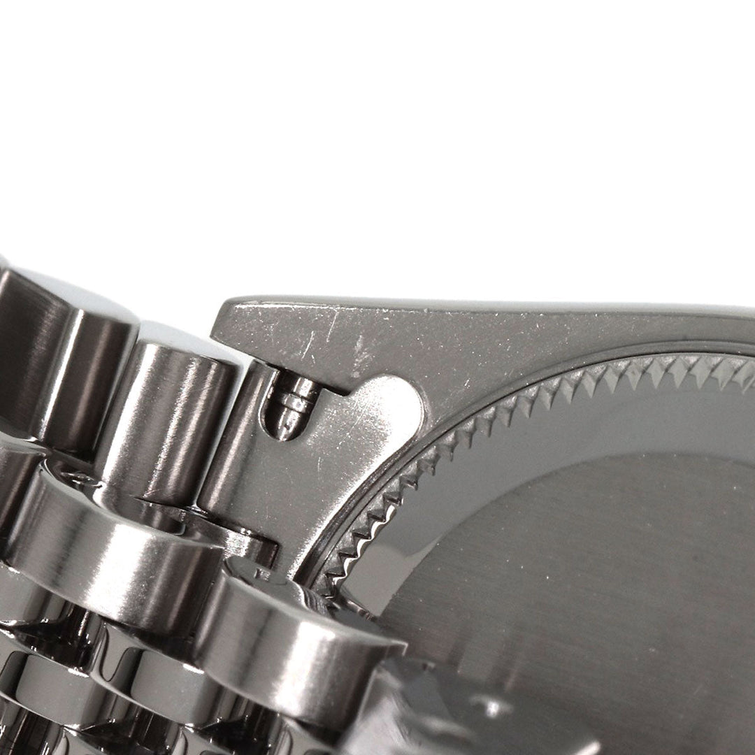 ROLEX Watches Mechanical Automatic 79174 Stainless Steel , Stainless Steel , K18WG Silver Datejust black dial Women Used Authentic