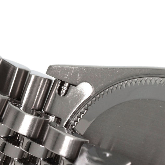 ROLEX Watches Mechanical Automatic 79174 Stainless Steel , Stainless Steel , K18WG Silver Datejust black dial Women Used Authentic