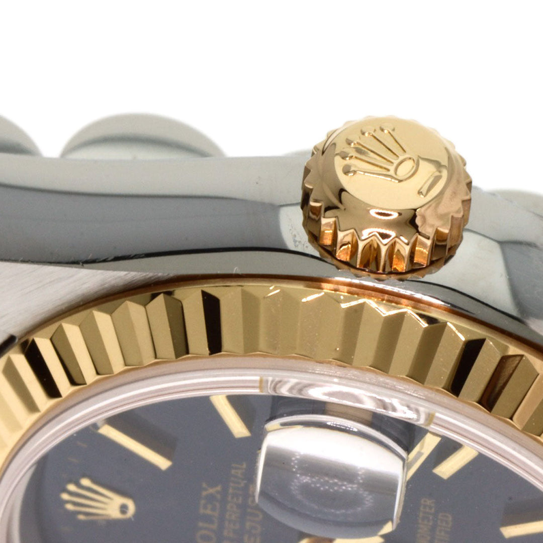 ROLEX Watches Mechanical Automatic 79173 Stainless Steel , SSxK18YG gold Datejust blue dial Women Used Authentic