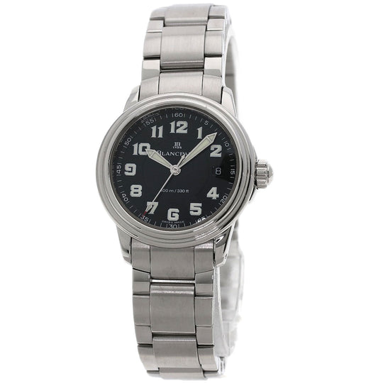 Blancpain Watches Mechanical Automatic 2102-1130M-11 Stainless Steel Silver Leman Date black dial