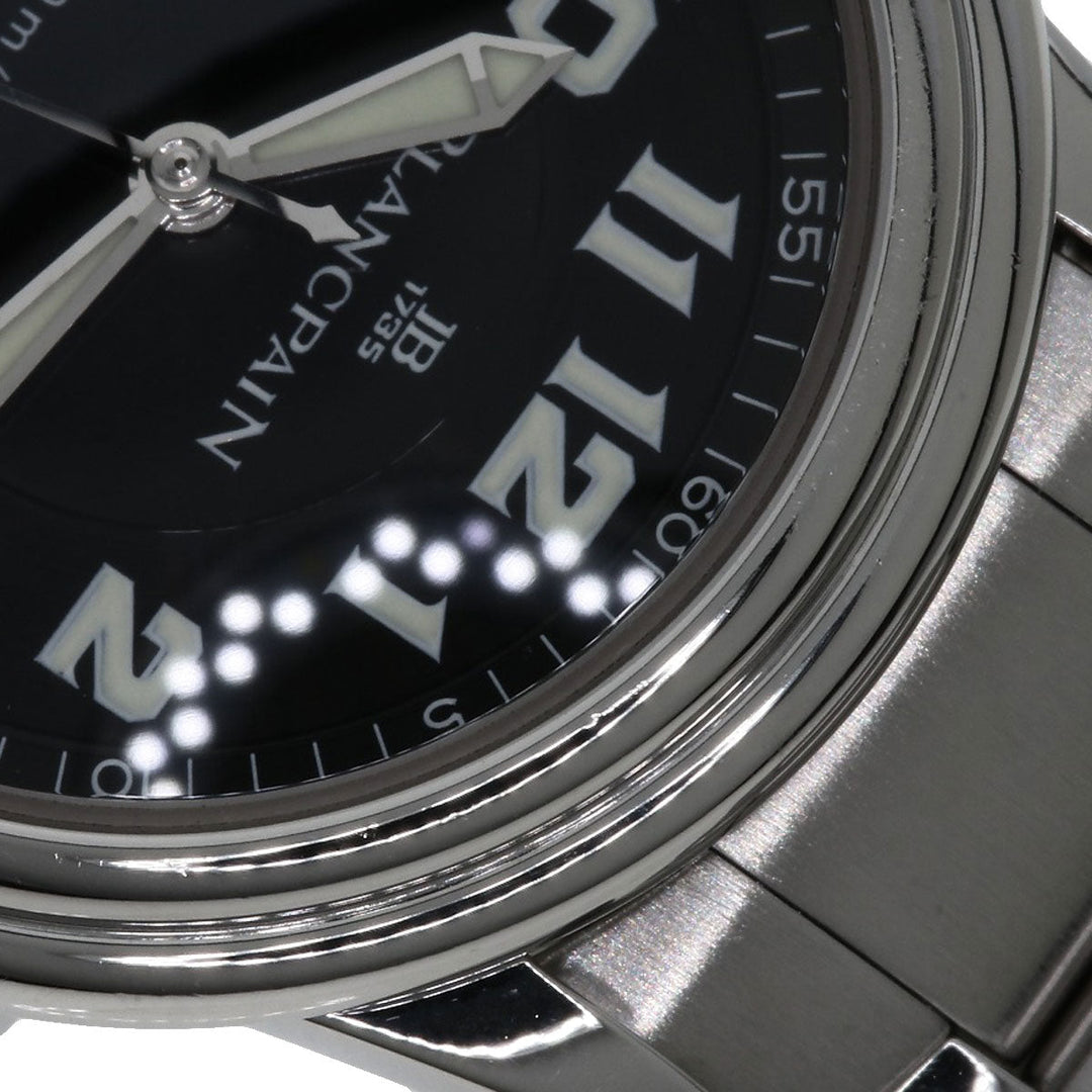 Blancpain Watches Mechanical Automatic 2102-1130M-11 Stainless Steel Silver Leman Date black dial