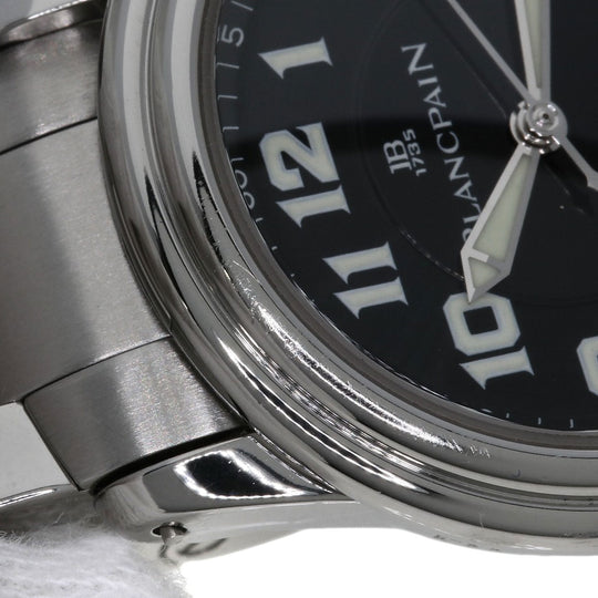 Blancpain Watches Mechanical Automatic 2102-1130M-11 Stainless Steel Silver Leman Date black dial