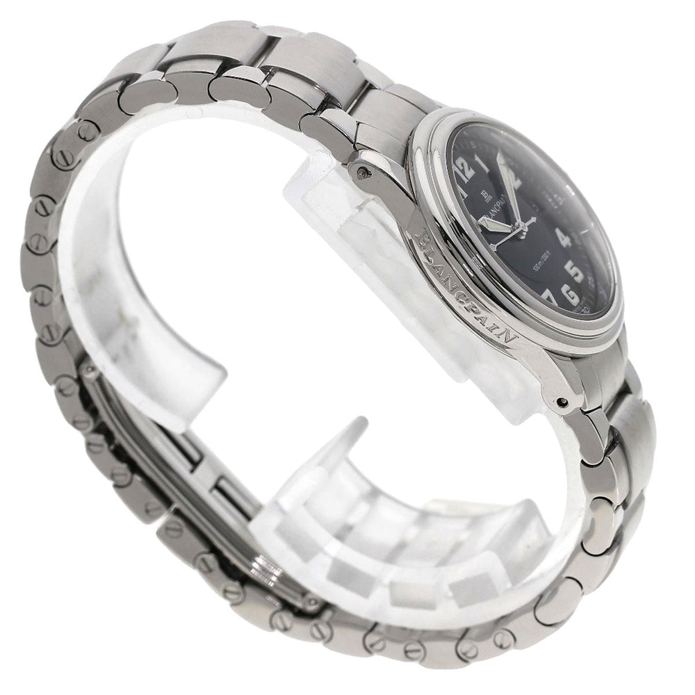 Blancpain Watches Mechanical Automatic 2102-1130M-11 Stainless Steel Silver Leman Date black dial