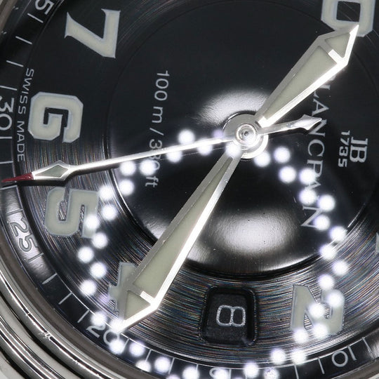 Blancpain Watches Mechanical Automatic 2102-1130M-11 Stainless Steel Silver Leman Date black dial