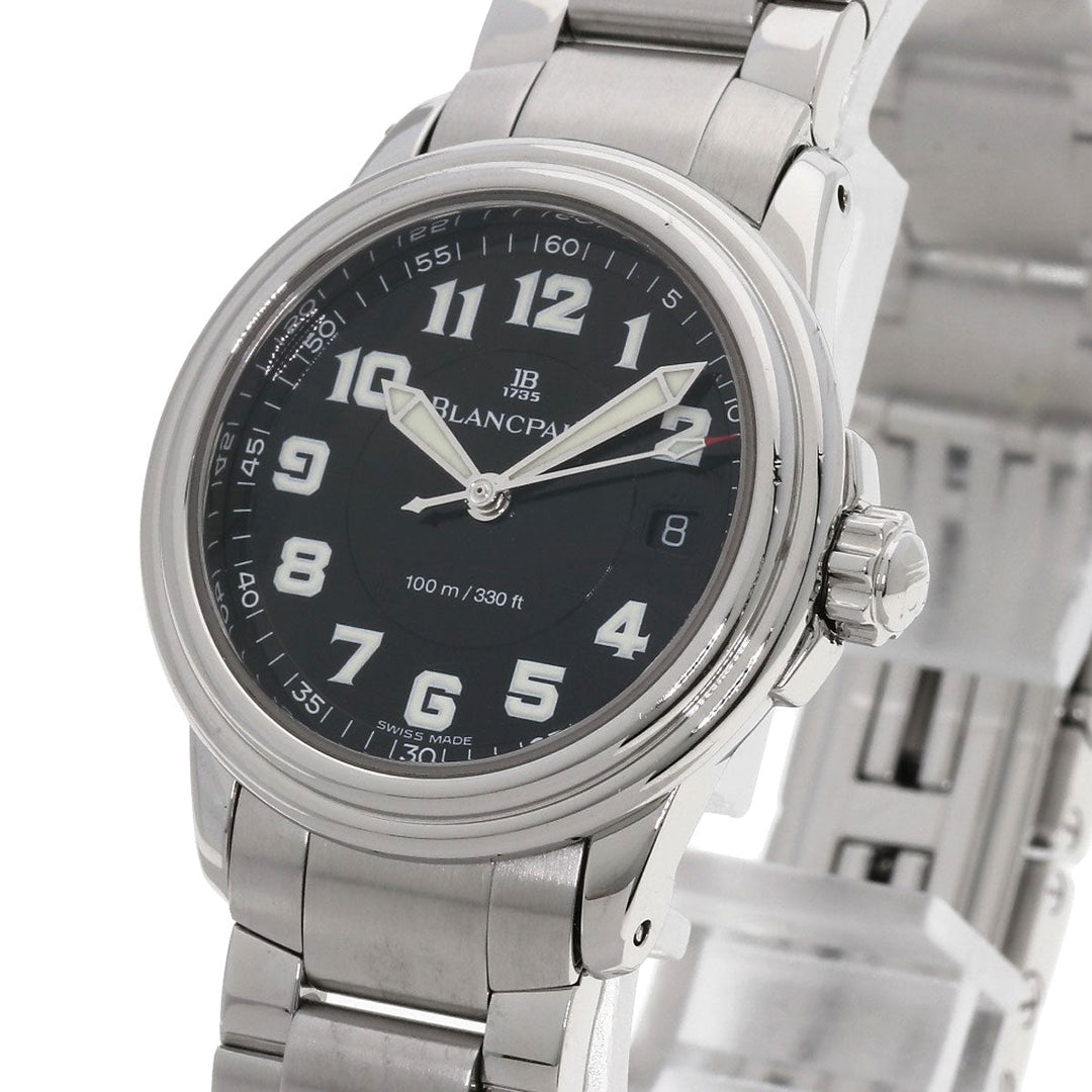 Blancpain Watches Mechanical Automatic 2102-1130M-11 Stainless Steel Silver Leman Date black dial