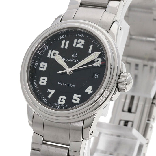 Blancpain Watches Mechanical Automatic 2102-1130M-11 Stainless Steel Silver Leman Date black dial