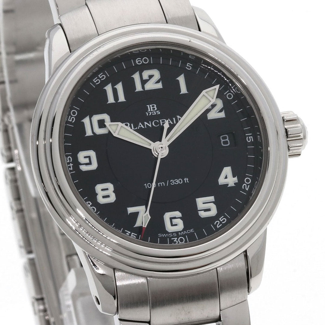 Blancpain Watches Mechanical Automatic 2102-1130M-11 Stainless Steel Silver Leman Date black dial
