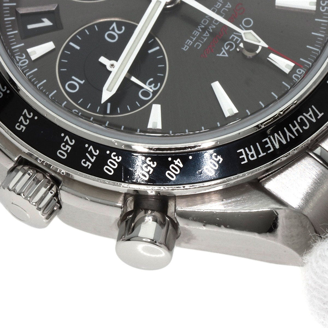 OMEGA Watches Mechanical Automatic 323.30.40.40.06.001 Stainless Steel , Stainless Steel Silver Speedmaster Date gray dial mens Used Authentic