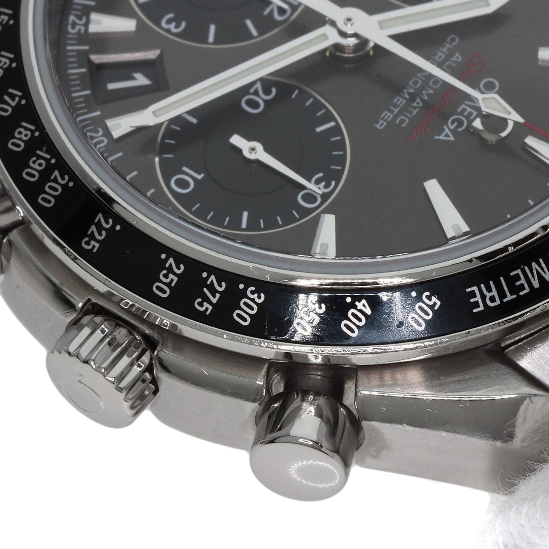 OMEGA Watches Mechanical Automatic 323.30.40.40.06.001 Stainless Steel , Stainless Steel Silver Speedmaster Date gray dial mens Used Authentic