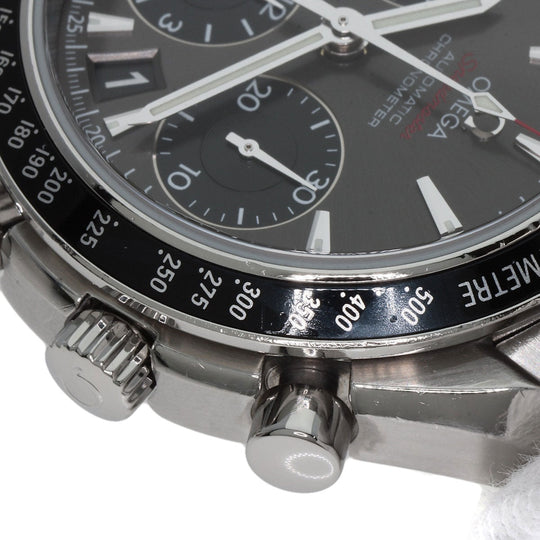 OMEGA Watches Mechanical Automatic 323.30.40.40.06.001 Stainless Steel , Stainless Steel Silver Speedmaster Date gray dial mens Used Authentic