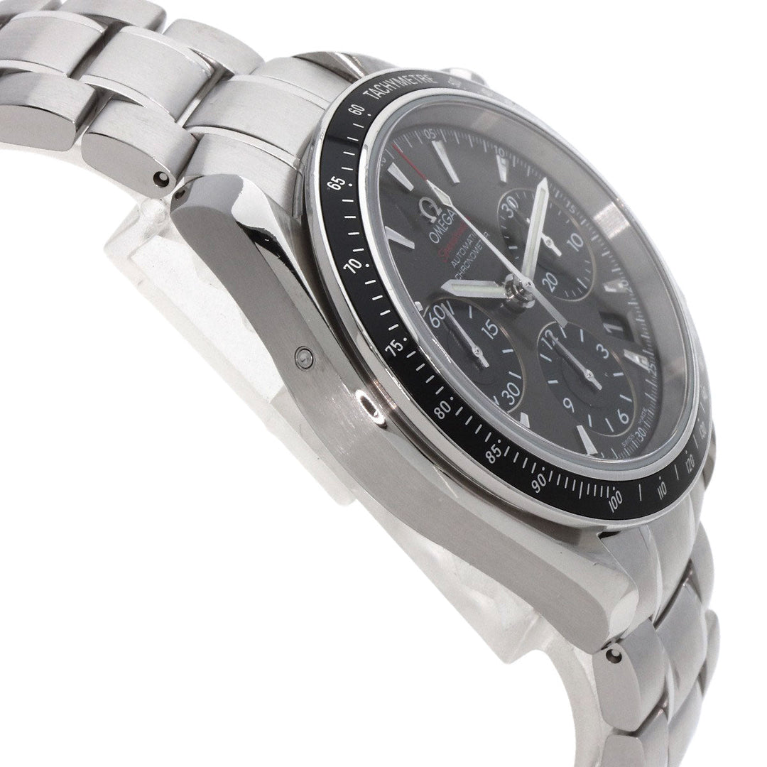 OMEGA Watches Mechanical Automatic 323.30.40.40.06.001 Stainless Steel , Stainless Steel Silver Speedmaster Date gray dial mens Used Authentic