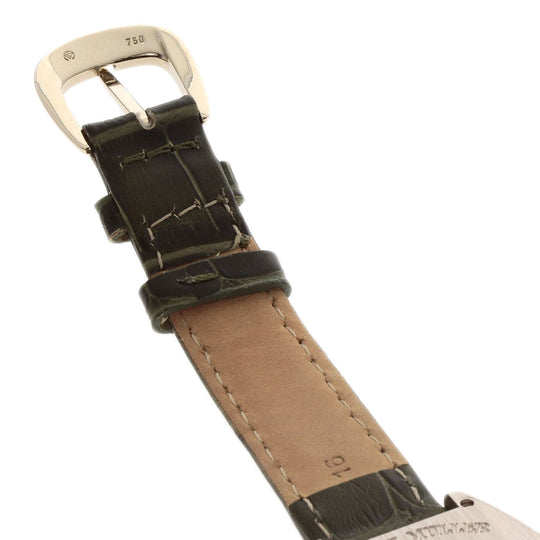 FRANCK MULLER Watches Quartz 7502 K18WG, leather Silver Tonookabex Silver dial mens Used Authentic