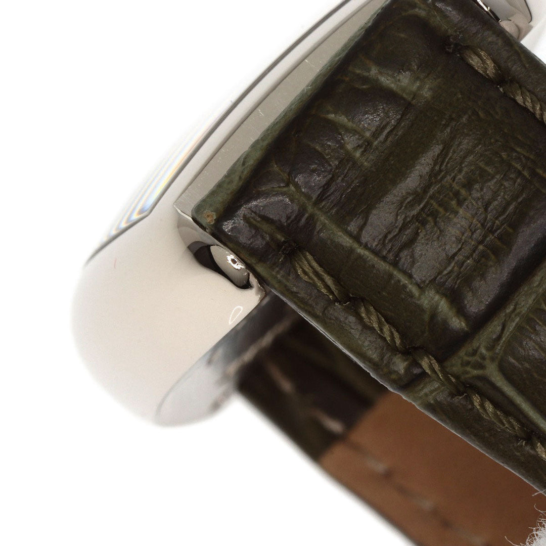 FRANCK MULLER Watches Quartz 7502 K18WG, leather Silver Tonookabex Silver dial mens Used Authentic
