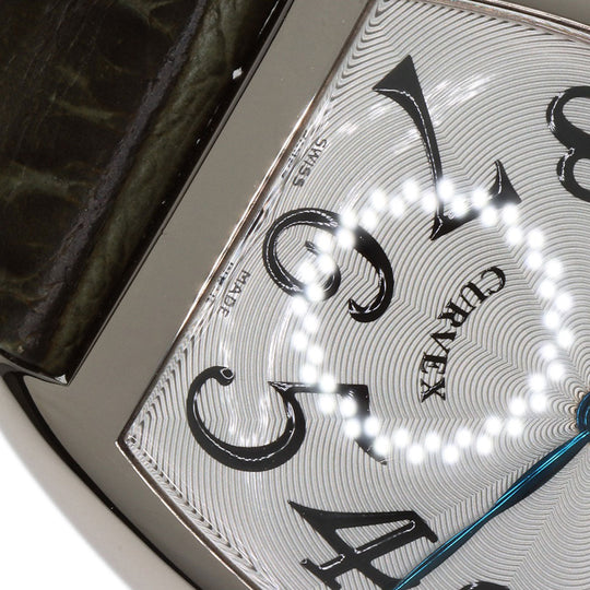 FRANCK MULLER Watches Quartz 7502 K18WG, leather Silver Tonookabex Silver dial mens Used Authentic
