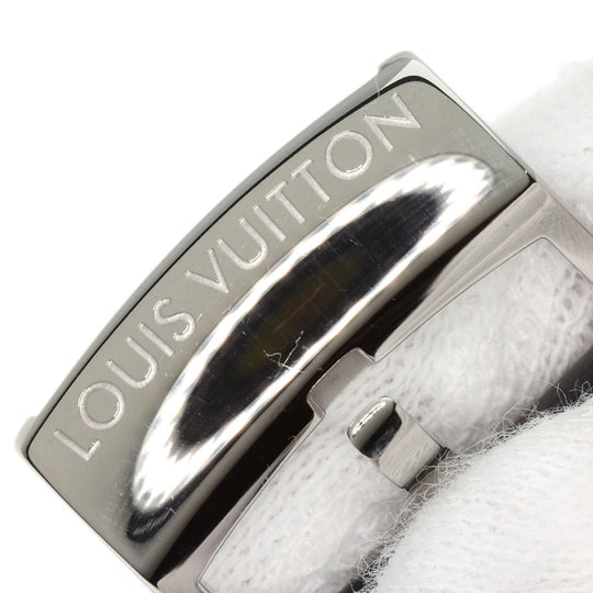 LOUIS VUITTON Watches Quartz Q1DM0 Stainless Steel, Rubber Silver Tambour Slim Eclipse gray dial mens Used Authentic
