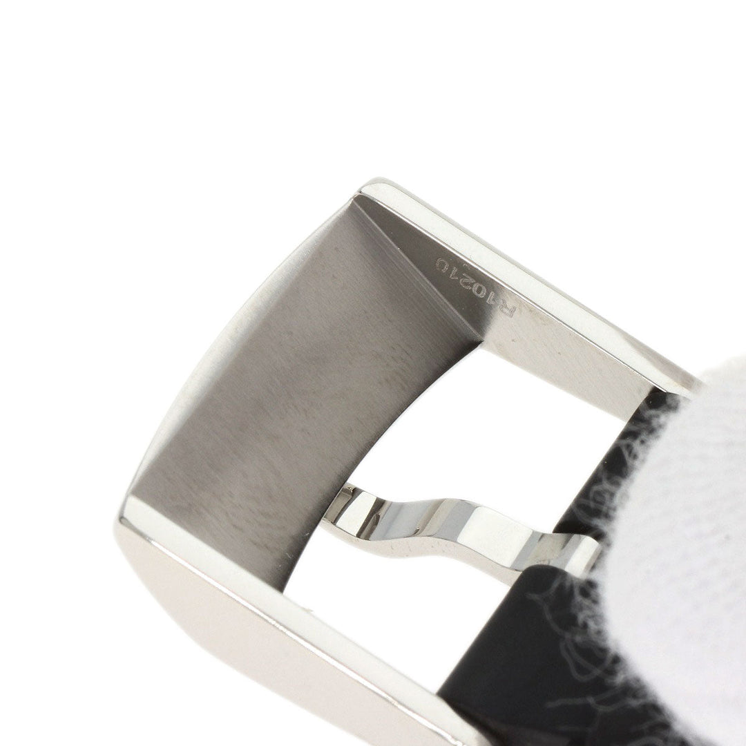 LOUIS VUITTON Watches Quartz Q1DM0 Stainless Steel, Rubber Silver Tambour Slim Eclipse gray dial mens Used Authentic