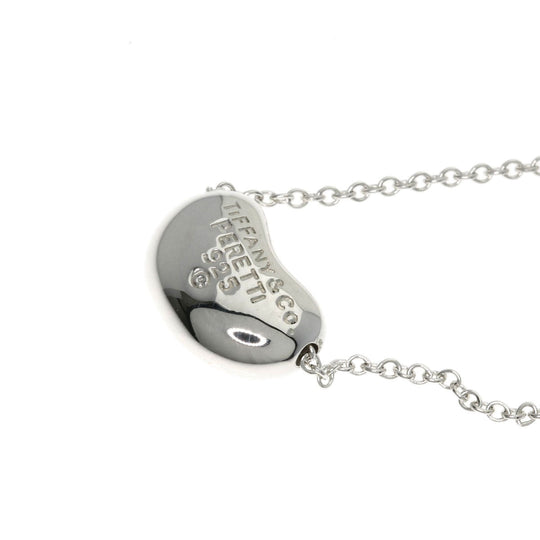 TIFFANY&Co. Necklace SV Silver Bean mini Women Used Authentic