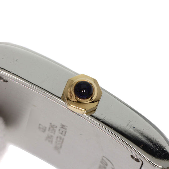 CARTIER Watches Quartz W51006Q4 Stainless Steel Silver Tank francaise MM Ivory dial