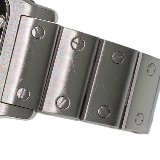CARTIER Watches Quartz W20017D6 Stainless Steel , Stainless Steel Silver Santosgalbe SM Ivory dial Women Used Authentic