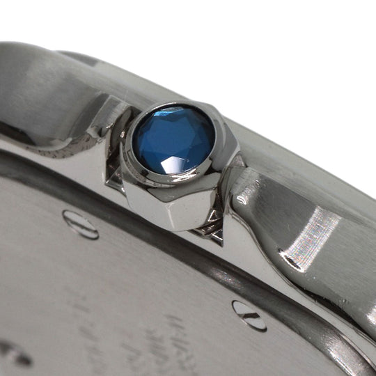 CARTIER Watches Quartz W20017D6 Stainless Steel , Stainless Steel Silver Santosgalbe SM Ivory dial Women Used Authentic