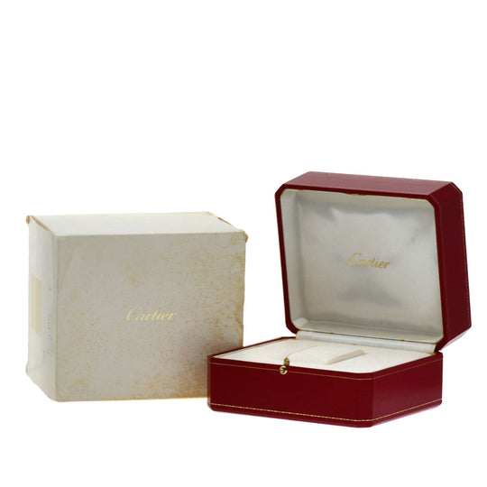 CARTIER Watches Quartz W20017D6 Stainless Steel , Stainless Steel Silver Santosgalbe SM Ivory dial Women Used Authentic