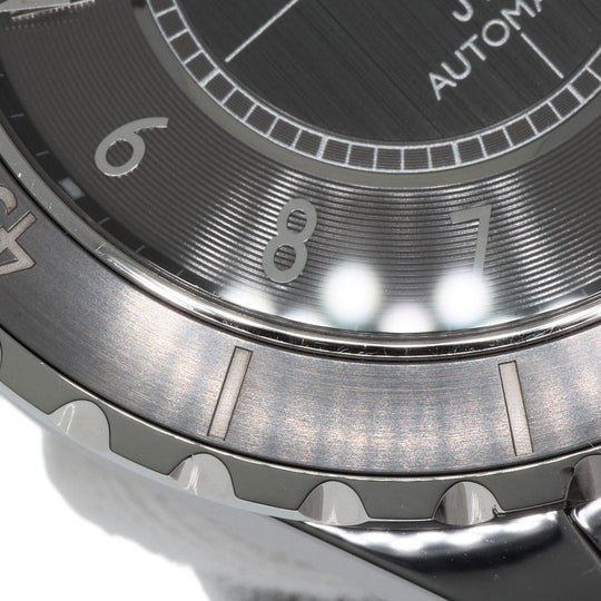 CHANEL Watches Mechanical Automatic H2934 Titanium Ceramic , Titanium Ceramic Silver J12 16.1" Chromatic gray dial mens Used Authentic