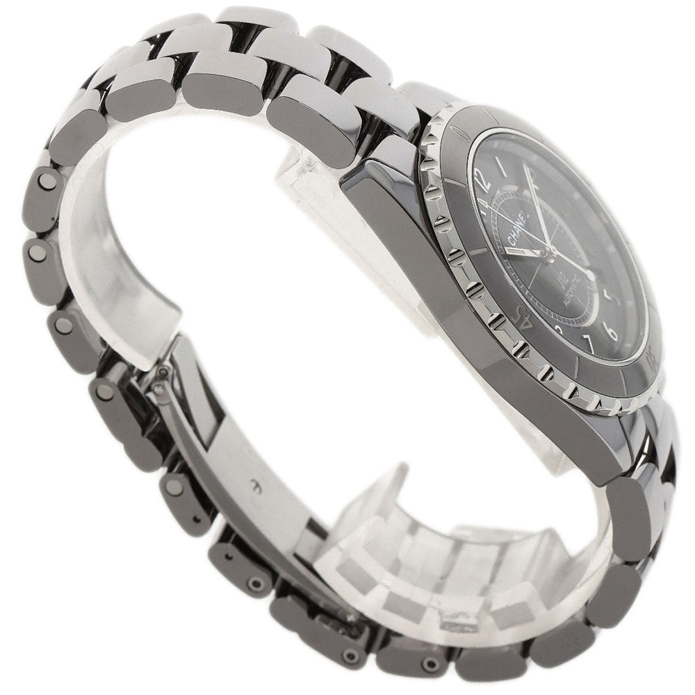 CHANEL Watches Mechanical Automatic H2934 Titanium Ceramic , Titanium Ceramic Silver J12 16.1" Chromatic gray dial mens Used Authentic