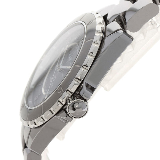 CHANEL Watches Mechanical Automatic H2934 Titanium Ceramic , Titanium Ceramic Silver J12 16.1" Chromatic gray dial mens Used Authentic