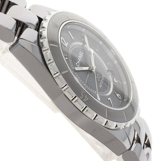 CHANEL Watches Mechanical Automatic H2934 Titanium Ceramic , Titanium Ceramic Silver J12 16.1" Chromatic gray dial mens Used Authentic