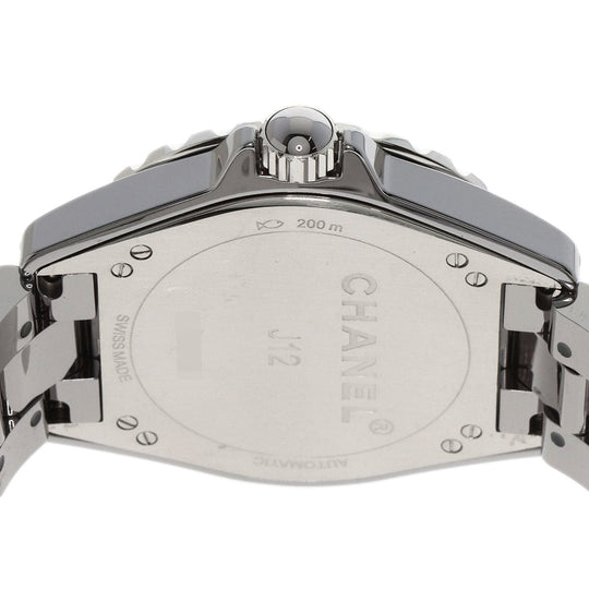 CHANEL Watches Mechanical Automatic H2934 Titanium Ceramic , Titanium Ceramic Silver J12 16.1" Chromatic gray dial mens Used Authentic