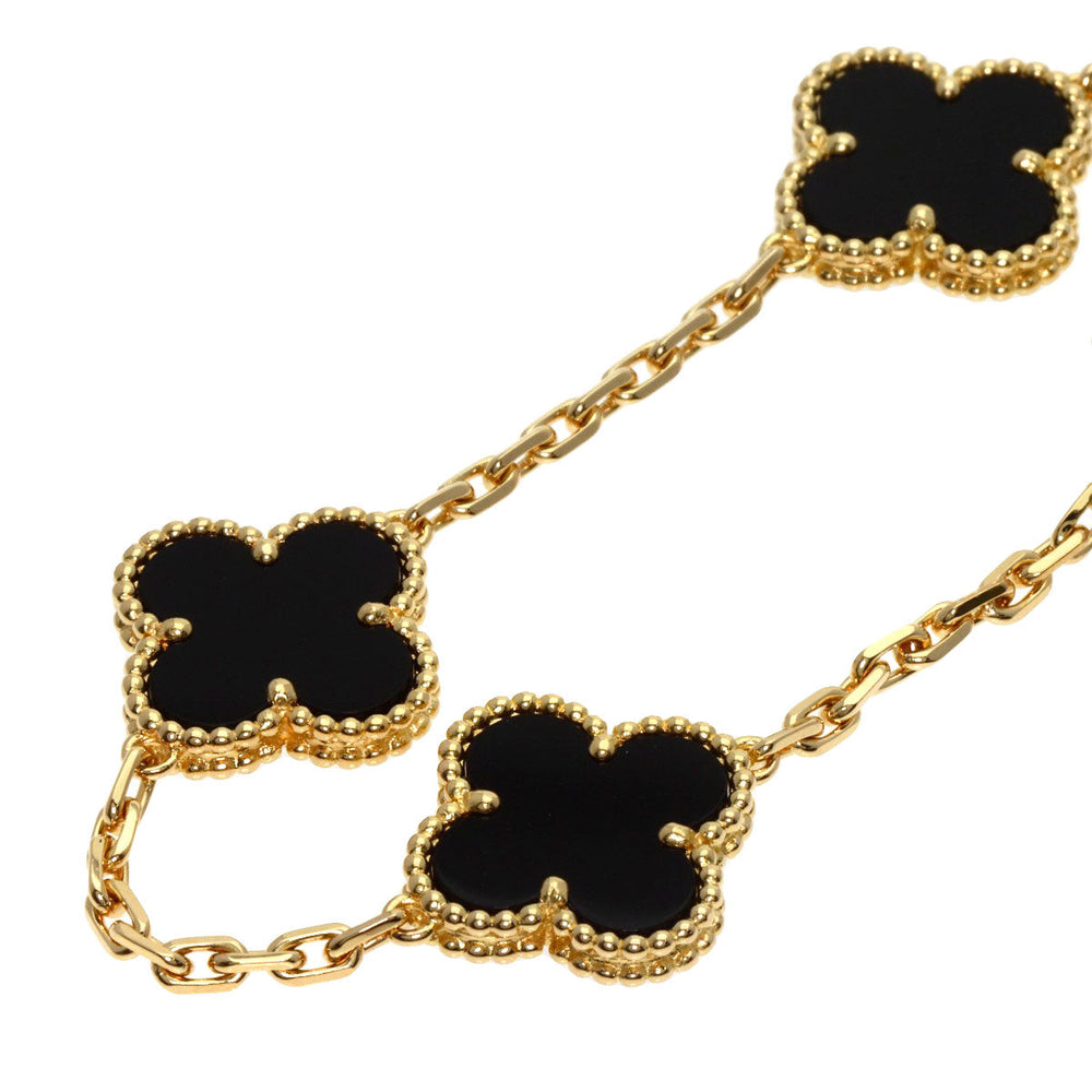 Van Cleef & Arpels bracelet 18K Yellow Gold gold Vintage Alhambra Onyx