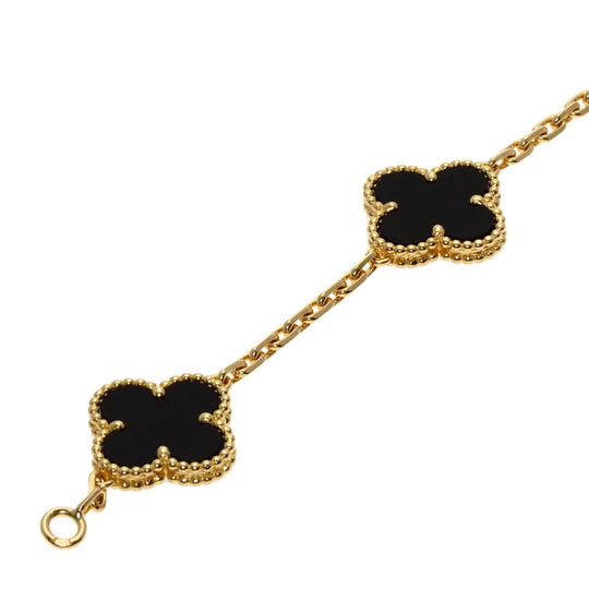 Van Cleef & Arpels bracelet 18K Yellow Gold gold Vintage Alhambra Onyx