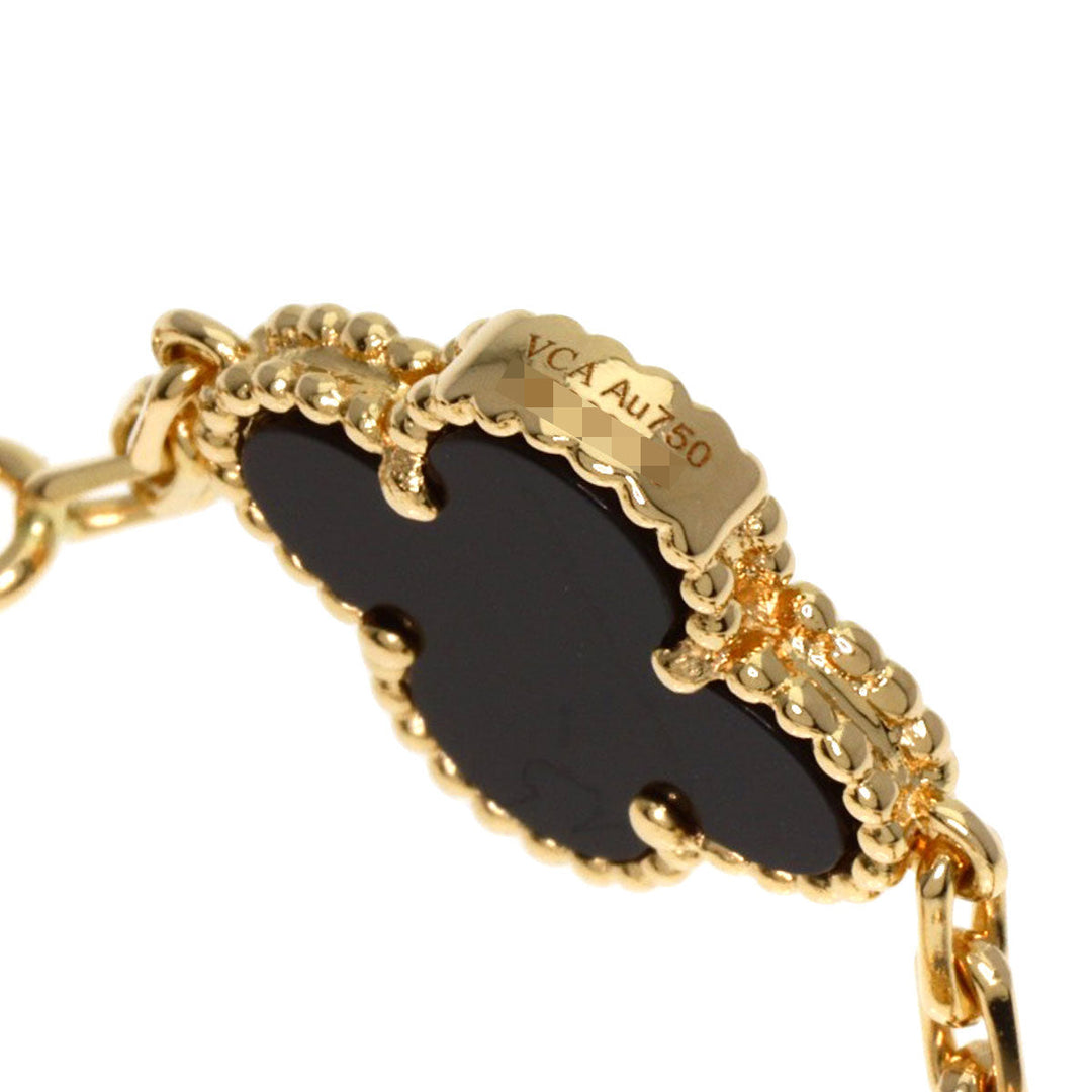 Van Cleef & Arpels bracelet 18K Yellow Gold gold Vintage Alhambra Onyx