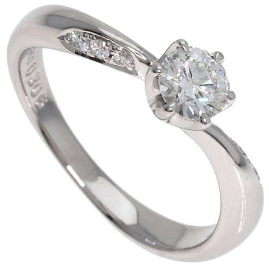 TASAKI Ring PT950 Silver diamond