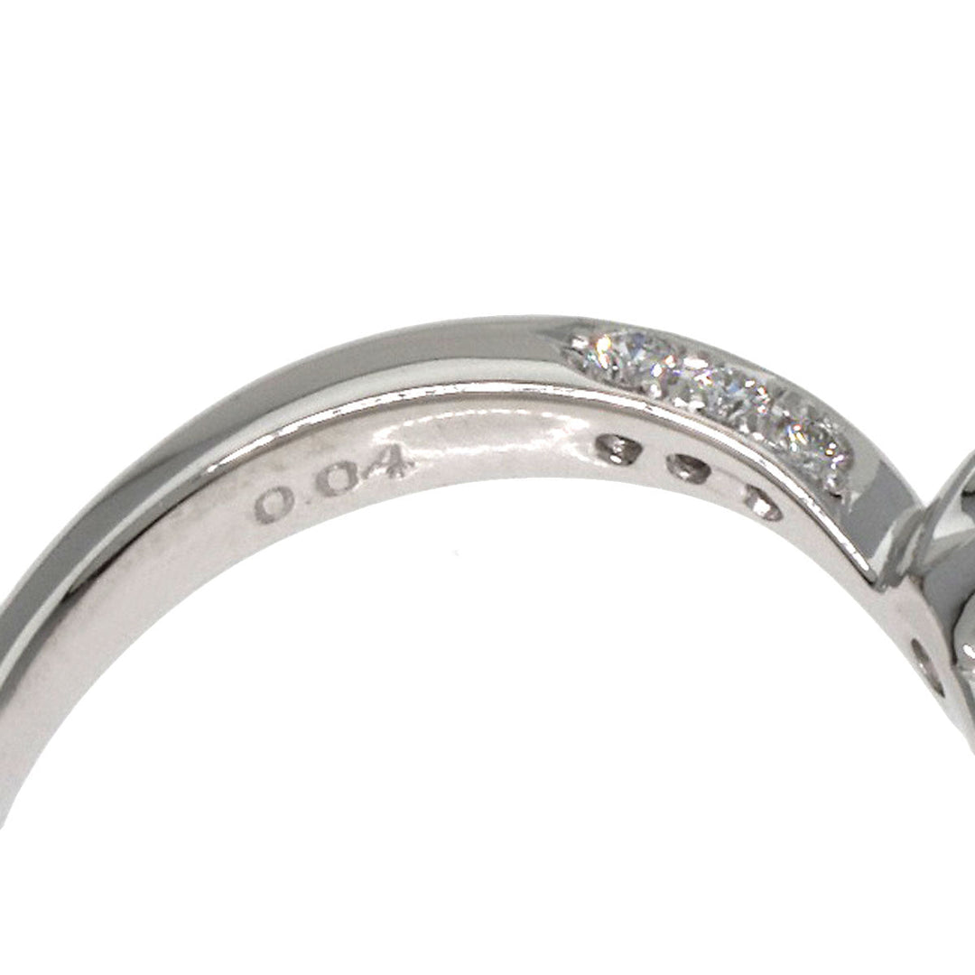 TASAKI Ring PT950 Silver diamond